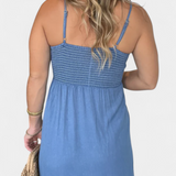 Kailani Μάξι Φόρεμα Ruffle με Μπροστινό Κόμπο