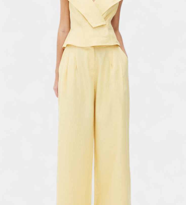 Χέιντεν | Σετ με Ασύμμετρο Τοπ και Παντελόνι Παλάτσο