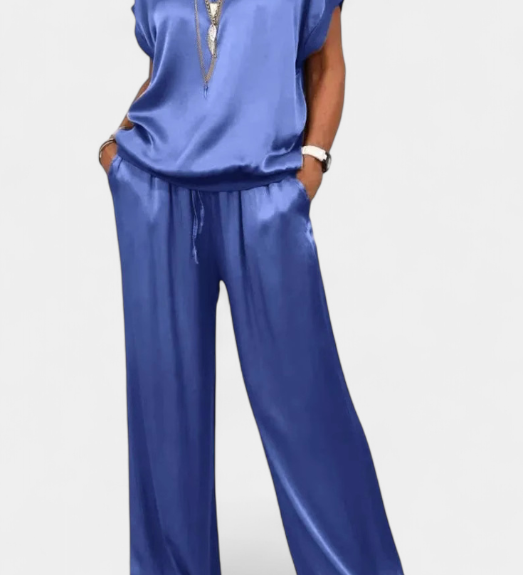 Blasa Ανοιξιάτικο Σετ Δύο Τεμαχίων με Εκλεπτυσμένο Στυλ