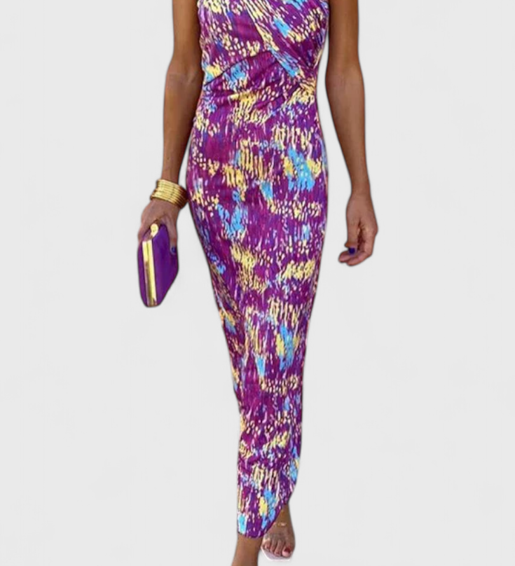 Julissa Βραδινό Μάξι Φόρεμα με Γυμνούς Ώμους