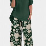 Aivy Φλοράλ Σετ Δύο Τεμαχίων με Χαλαρή Αίσθηση