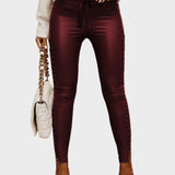 Celene | Δερμάτινο Παντελόνι με Στάμπες