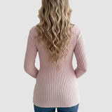 Gloria - Ριχτό Μητρότητας Τοπ με Δέσιμο στη Μέση (Tie-Waist Ribbed Maternity Top)  ---  **Θα θέλατε να μεταφράσω και την περιγραφή του προϊόντος ή να προσθέσω λέξεις-κλειδιά για SEO;**