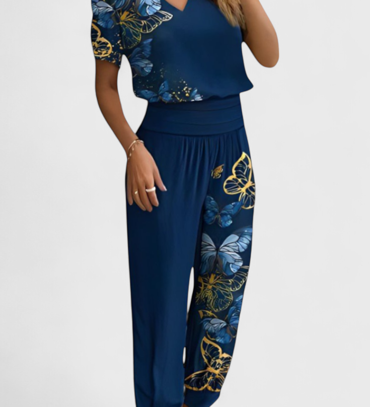 Cassandra Σετ με Μπλούζα και Παντελόνι