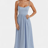 Marvelle Αέρινο Μίντι Φόρεμα χωρίς Μανίκια