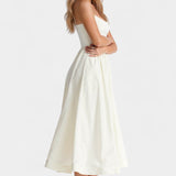 Marvelle Αέρινο Μίντι Φόρεμα χωρίς Μανίκια