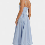 Marvelle Αέρινο Μίντι Φόρεμα χωρίς Μανίκια