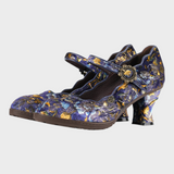 Rosemary | Ρετρό Χειροποίητες Κεντητές Γόβες