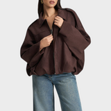 Vita | Σουέντ bomber τζάκετ