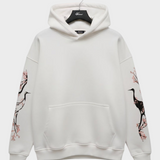 Adelle | Σακούρα Κράν – Oversized Μαλακή Μπλούζα με Κουκούλα