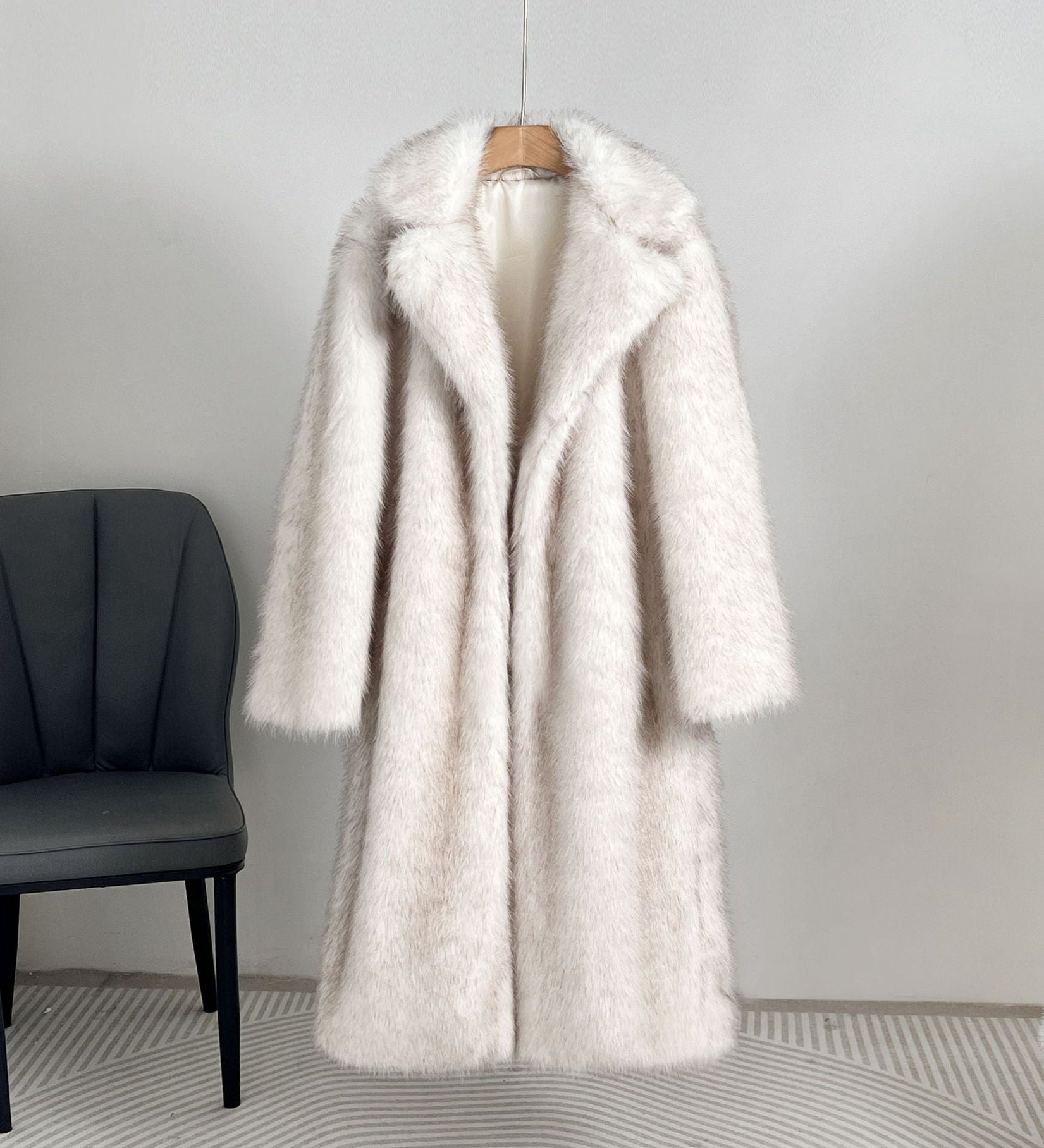 Harper - Μακρύ Μπουφάν από Ψεύτικη Γούνα