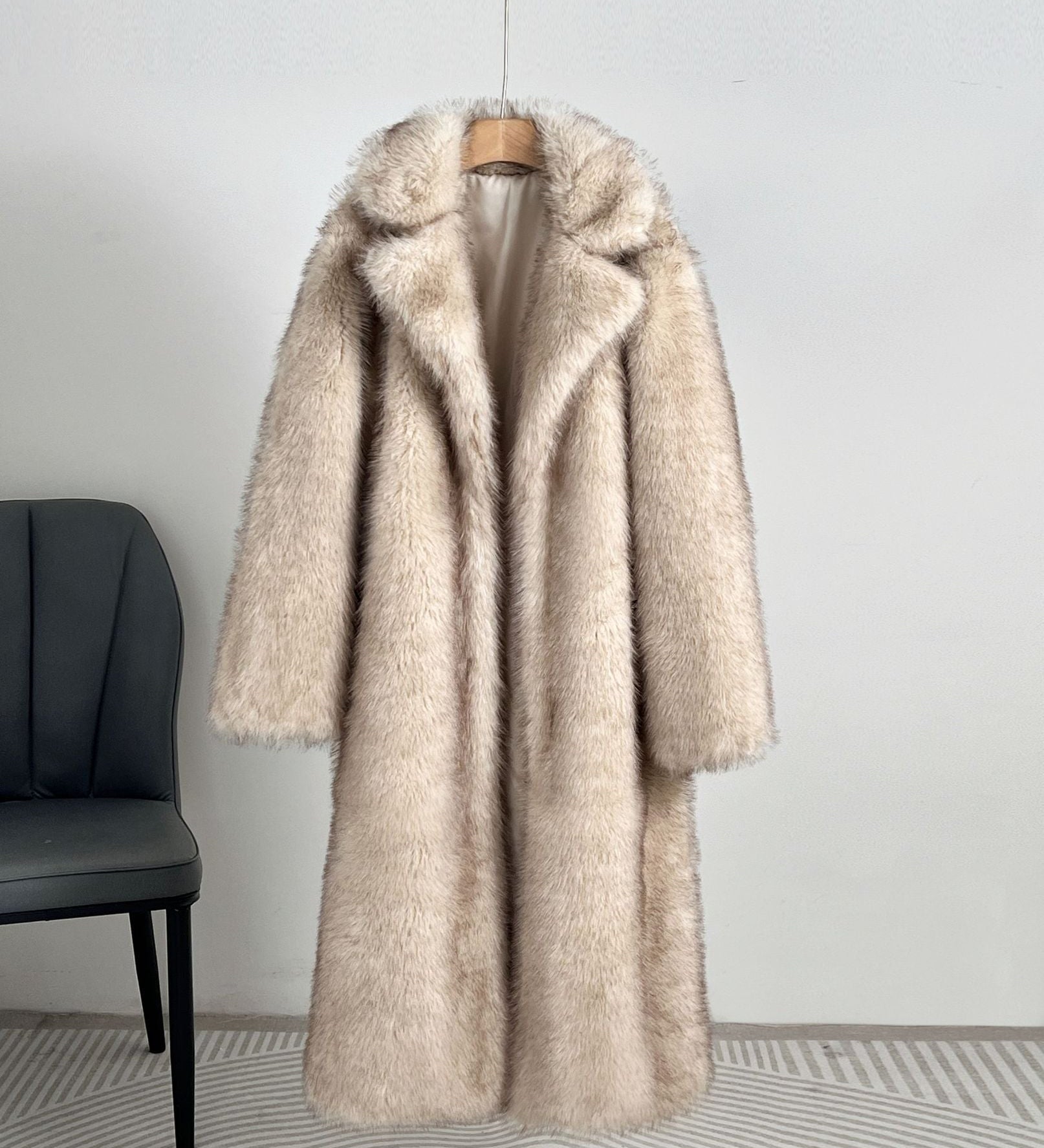 Harper - Μακρύ Μπουφάν από Ψεύτικη Γούνα