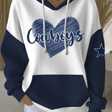 Mannie |Γυναικείο φούτερ με κουκούλα American football