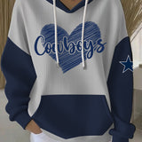 Mannie |Γυναικείο φούτερ με κουκούλα American football