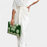 Mayleen Σταυρωτό Σετ με Μπροστινό Φιόγκο και Ίσιο Παντελόνι