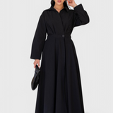 Celina Μακρύ Maxi Φόρεμα με πέτο